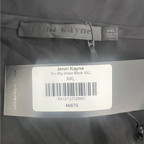 NWT Jenni Kayne Rio Slip Dress Black Size XXL - Picture 6 of 8